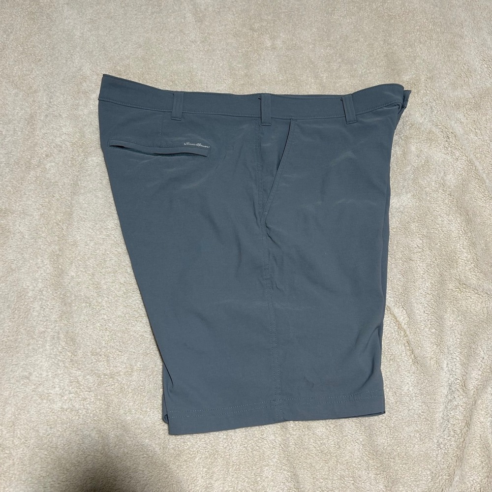 Eddie Bauer Travex Shorts Mens 40 10in Gray Performance Hiking Travel 0918 - Picture 3 of 9